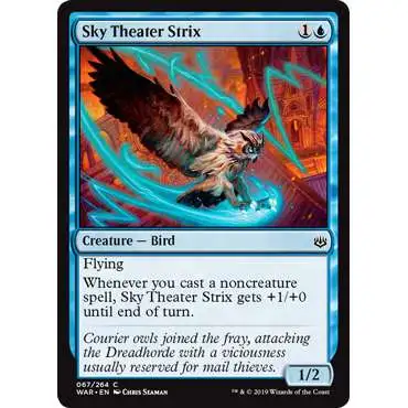 MtG Trading Card Game War of the Spark Common Sky Theater Strix #67
