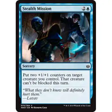 MtG Trading Card Game War of the Spark Common Stealth Mission #70