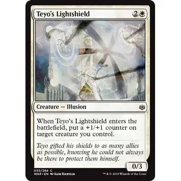 MtG Trading Card Game War of the Spark Common Teyo's Lightshield #33