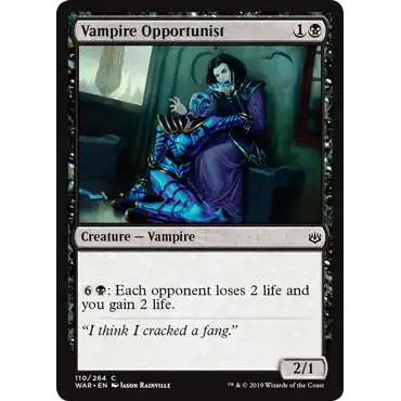 MtG Trading Card Game War of the Spark Common Foil Vampire Opportunist #110