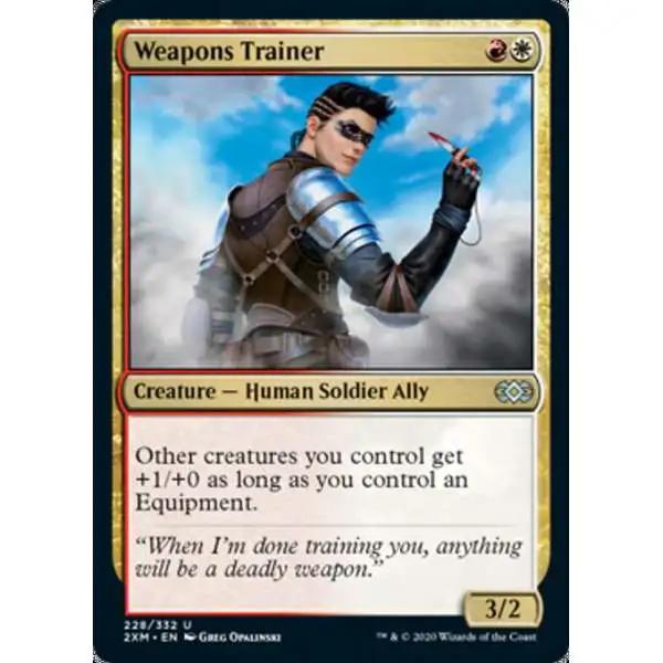 mtg gun cards MRC-025 Foil-Emerald Pistol (Rare) TCG Corner Magic The Gathering Double Masters