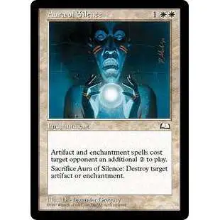 MtG Weatherlight Uncommon Aura of Silence