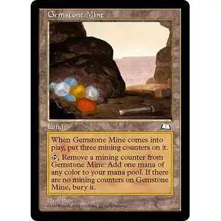 MtG Weatherlight Uncommon Gemstone Mine [Moderately Played]