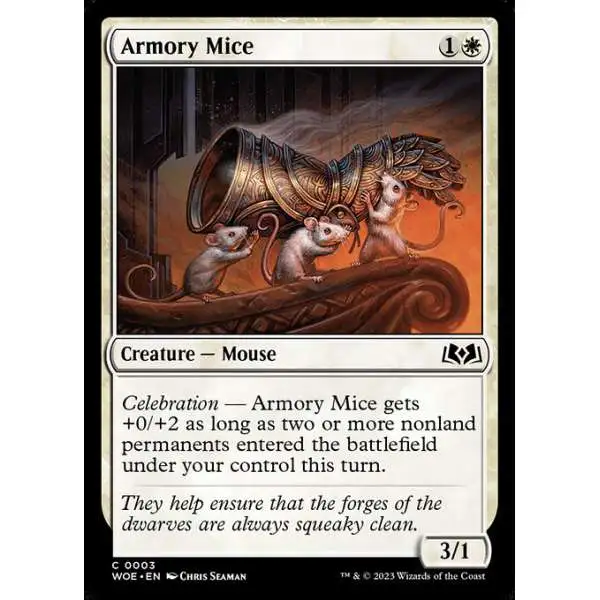 MtG Wilds of Eldraine Common Armory Mice #3