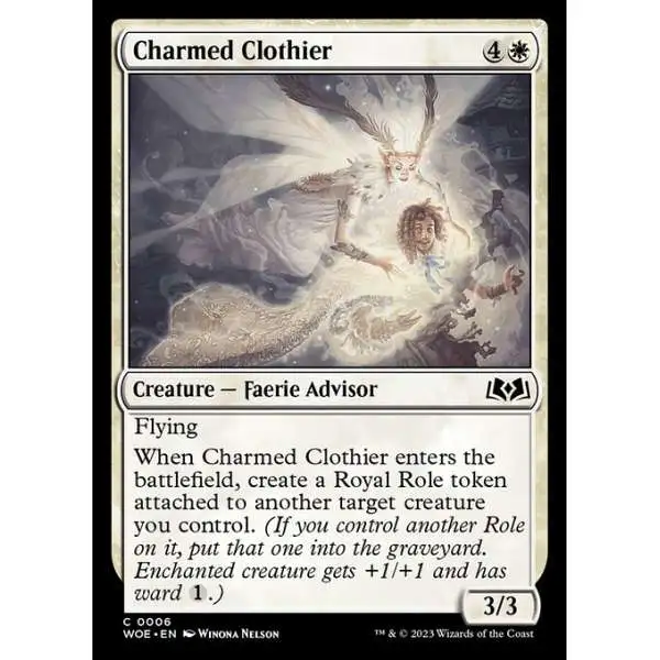 MtG Wilds of Eldraine Common Charmed Clothier #6