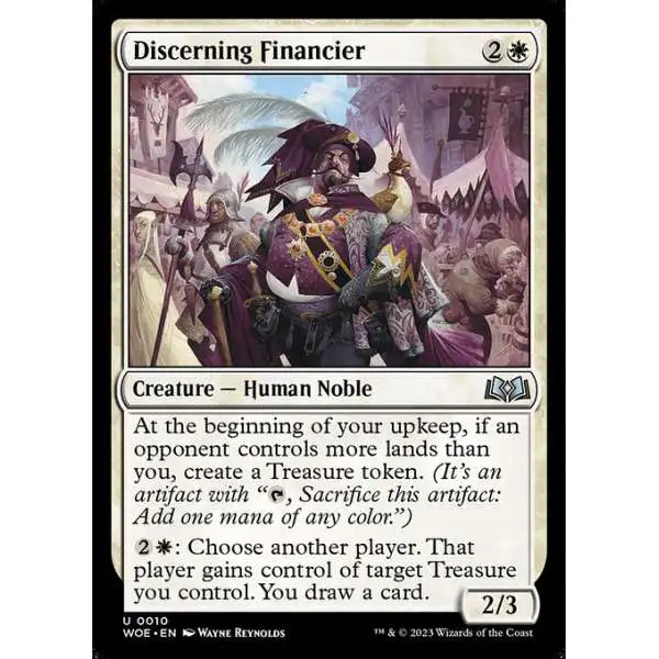 MtG Wilds of Eldraine Uncommon Discerning Financier #10