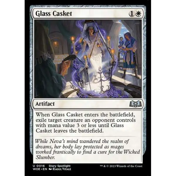 MtG Wilds of Eldraine Uncommon Glass Casket #16