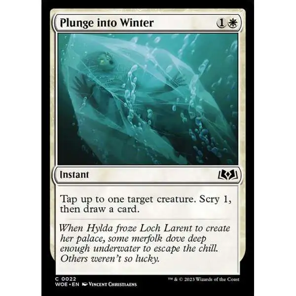 MtG Wilds of Eldraine Common Plunge into Winter #22