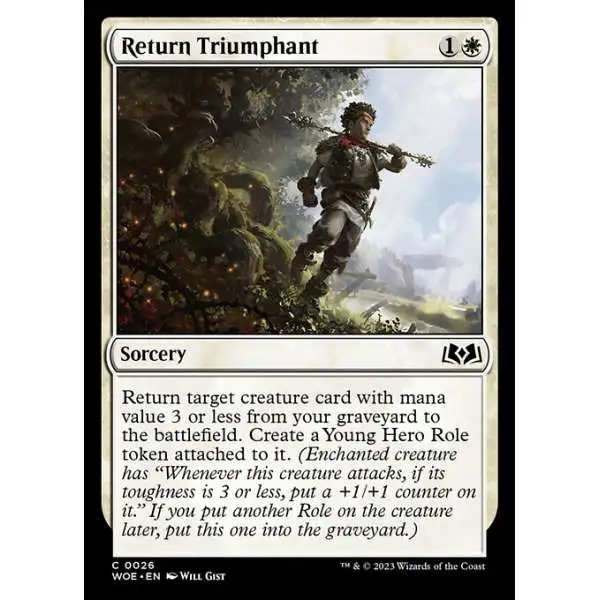 MtG Wilds of Eldraine Common Return Triumphant #26