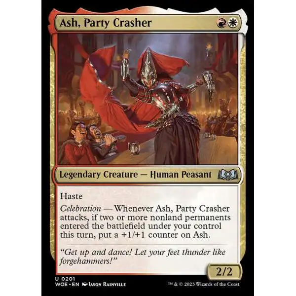 MtG Wilds of Eldraine Uncommon Ash, Party Crasher #201