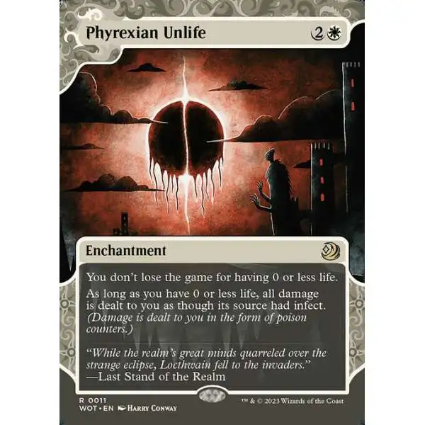 MtG Wilds of Eldraine: Enchanting Tales Rare Phyrexian Unlife #11