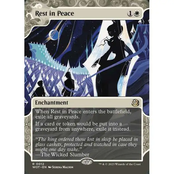 MtG Wilds of Eldraine: Enchanting Tales Rare Rest in Peace #12