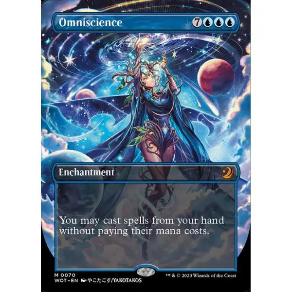 omniscience mtg card (Card) Wilds of Eldraine Magic The Gathering Wilds of