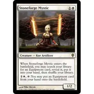MtG Worldwake Rare Stoneforge Mystic #20 [Played] [Lightly Played]