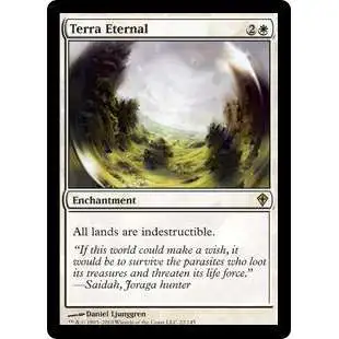 MtG Worldwake Rare Terra Eternal #22 [Foil, Played] [Played]