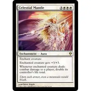 MtG Trading Card Game Zendikar Rare Celestial Mantle #6