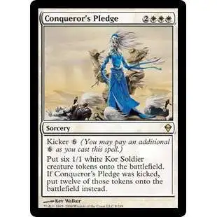 MtG Trading Card Game Zendikar Rare Conqueror's Pledge #8