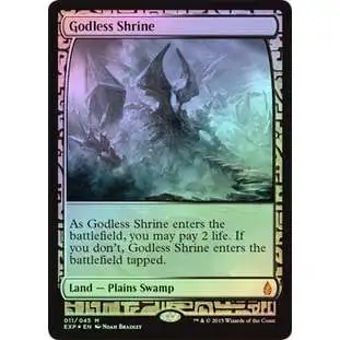 MtG Trading Card Game Battle for Zendikar Rare Godless Shrine [Zendikar Expedition]