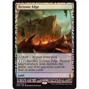 MtG Trading Card Game Battle for Zendikar Mythic Rare Tectonic Edge [Zendikar Expedition]
