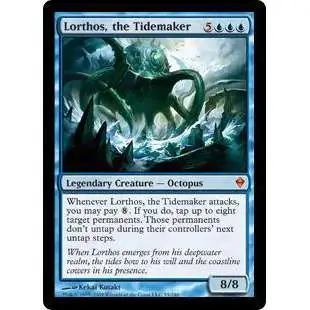 MtG Trading Card Game Zendikar Mythic Rare Lorthos, the Tidemaker #53