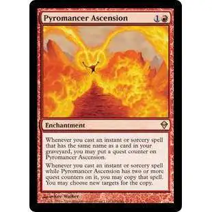 MtG Trading Card Game Zendikar Rare Pyromancer Ascension #143