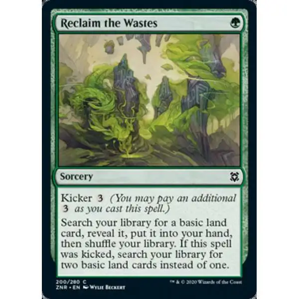mtg if you have 200 cards 200ct Magic the Gathering Card Lot you win the game. Reclaim the Wastes