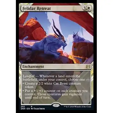 MtG Trading Card Game Zendikar Rising Rare Felidar Retreat #292 [Showcase]