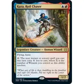 MtG Trading Card Game Zendikar Rising Rare Kaza, Roil Chaser #225