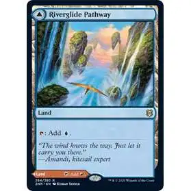 MtG Trading Card Game Zendikar Rising Rare Riverglide Pathway // Lavaglide Pathway #264