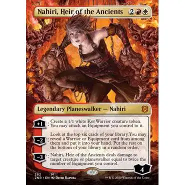MtG Trading Card Game Zendikar Rising Mythic Rare Nahiri, Heir of the Ancients #282 [Borderless]