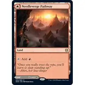 MtG Trading Card Game Zendikar Rising Rare Needleverge Pathway // Pillarverge Pathway #263