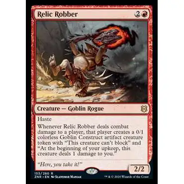 MtG Trading Card Game Zendikar Rising Rare Relic Robber #153