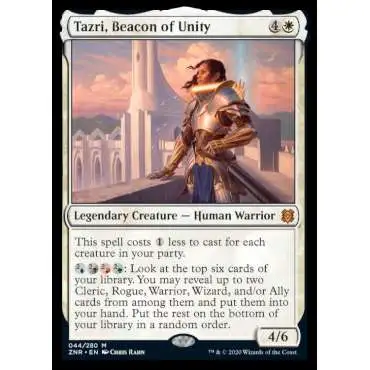 MtG Trading Card Game Zendikar Rising Mythic Rare Tazri, Beacon of Unity #44