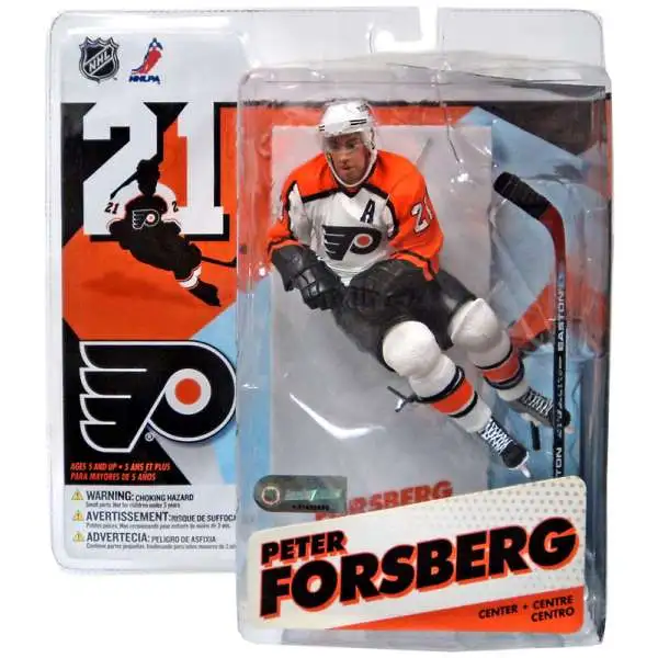 McFarlane Toys NHL Philadelphia Flyers Sports Picks Hockey Series 12 Peter Forsberg Action Figure [White Jersey Variant]
