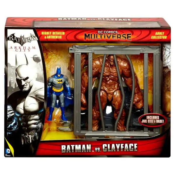 Arkham City DC Comics Multiverse Batman vs. Clayface Action Figure 2-Pack