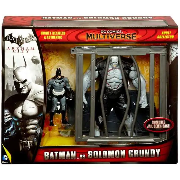 Arkham City DC Comics Multiverse Batman vs. Solomon Grundy Action Figure 2-Pack