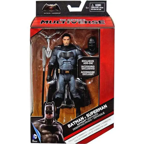 DC Batman V Superman: Dawn of Justice Multiverse Grapnel Blaster Series Batman Unmasked Exclusive Action Figure