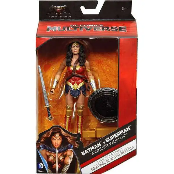 DC Batman v Superman: Dawn of Justice Multiverse Grapnel Blaster Series Wonder Woman Action Figure