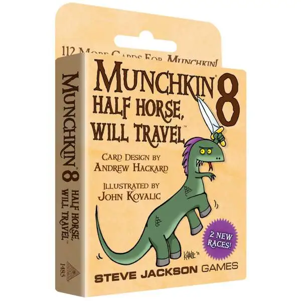 Munchkin Munchikn 8 Half Horse, Will Travel Card Game Expansion