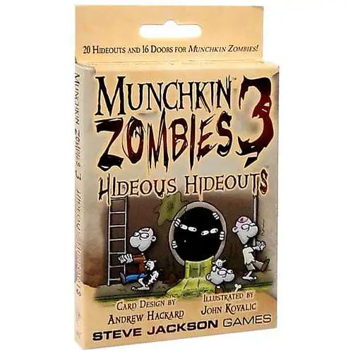 Munchkin Zombies 3: Hideous Hideouts Card Game