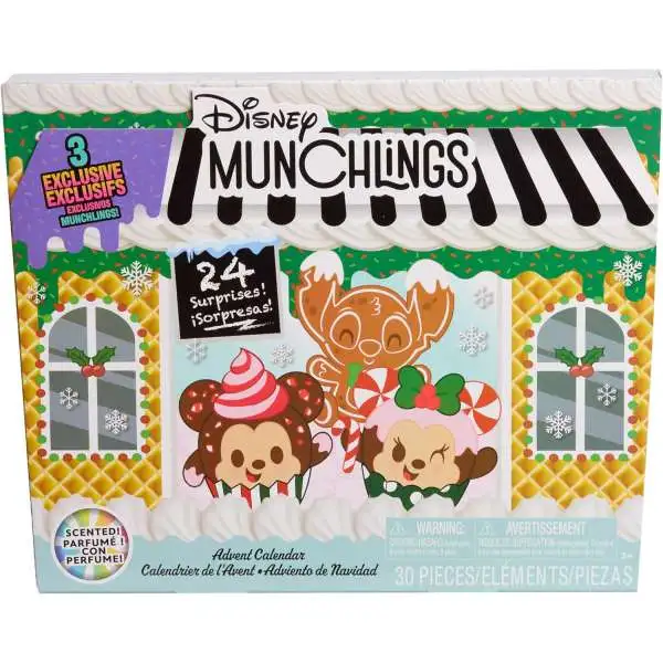 Disney Munchlings 2024 Advent Calendar [24 Surprises, 3 Exclusive Figures]