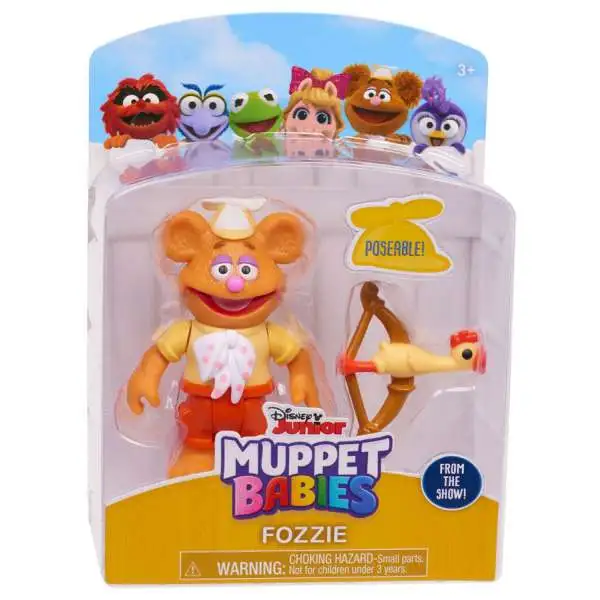 Disney Junior Muppet Babies Fozzie Exclusive Poseable Action Figure