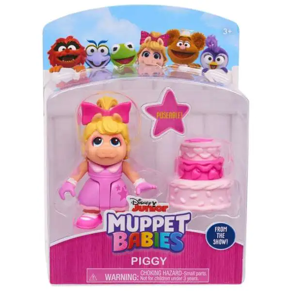 Disney Junior Muppet Babies Piggy Exclusive Poseable Action Figure