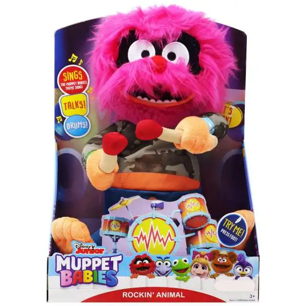 Disney Junior Muppet Babies Rockin' Animal Exclusive Feature Plush