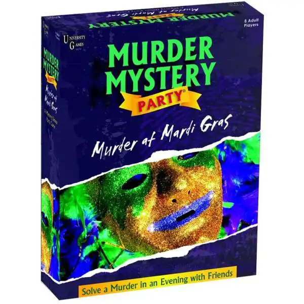 Murder Mystery Party Game Murder at Mardi Gras Murder Mystery Party Game