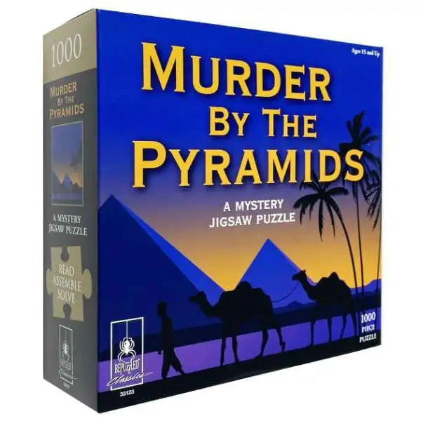 Murder Mystery Party Game Murder By The Pyramids Classic Mystery Jigsaw Puzzle