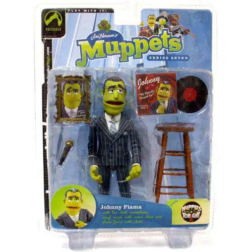 The Muppets Muppets Tonight Series 7 Johnny Fiama Action Figure [Pinstripe Suit]