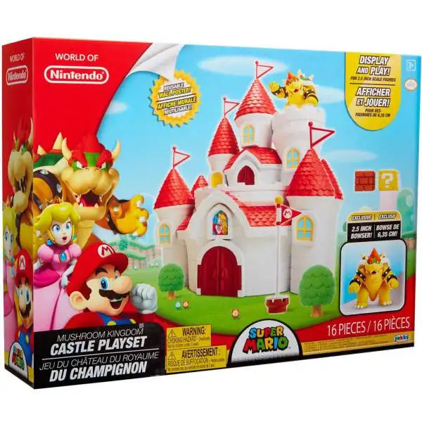 World of Nintendo Super Mario Mushroom Kingdom Castle Playset [Regular Version]