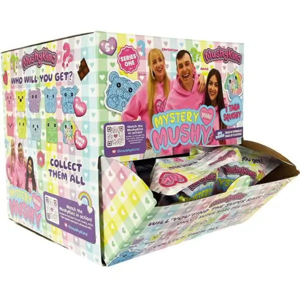 Taba Squishy Mystery Mini Mushy Series 1 TRIPLE Pack Box [24 Packs, 3 RANDOM Figures Per Pack] (Pre-Order ships April)