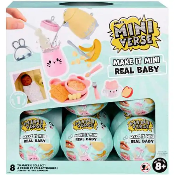Miniverse Make It Mini Baby Food (Real Baby) Mystery Box [15 Packs]